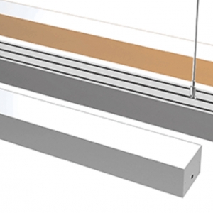 Luz linear de alumínio
