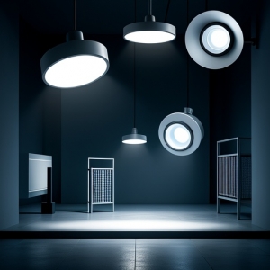 La combinazione di lampade e proiettori per creare spazi di illuminazione commerciale pratici e bellissimi